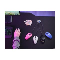 "Trust GXT 109W Felox White Mouse - Precision Gaming & Ergonomic Design for Ultimate Performance!"